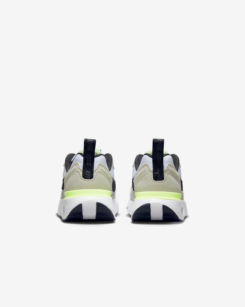 Nike Air Max Dawn White/Light Bone/Barely Volt/Black | Kids Nike Air Max