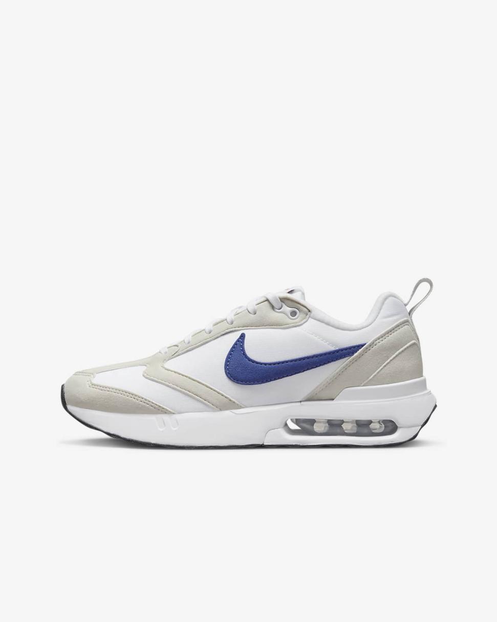 Nike Air Max Dawn White/Light Bone/Black/Game Royal | Kids Nike Air Max