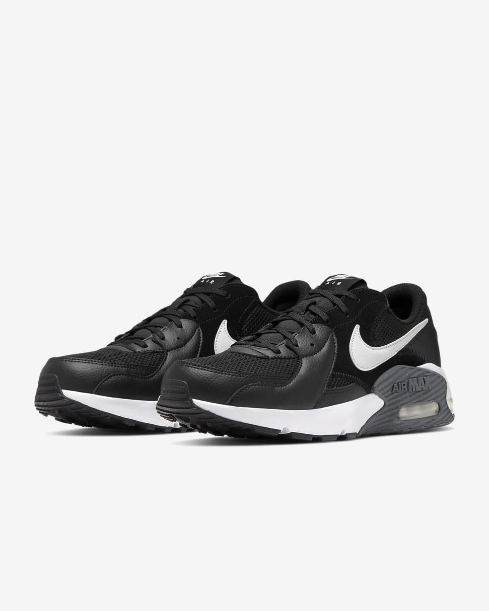 Nike Air Max Excee Black/Dark Grey/White | Mens Nike First Day Kicks