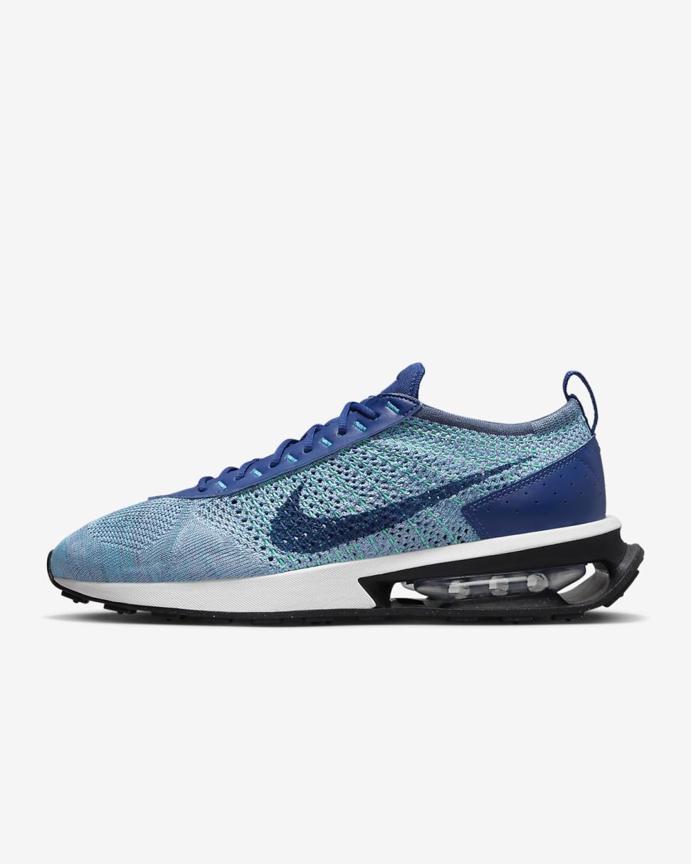 Nike Air Max Flyknit Racer Deep Royal Blue/Diffused Blue/Electric Algae/Deep Royal Blue | Mens Nike Lifestyle