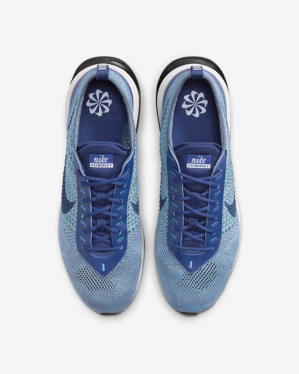 Nike Air Max Flyknit Racer Deep Royal Blue/Diffused Blue/Electric Algae/Deep Royal Blue | Mens Nike Lifestyle