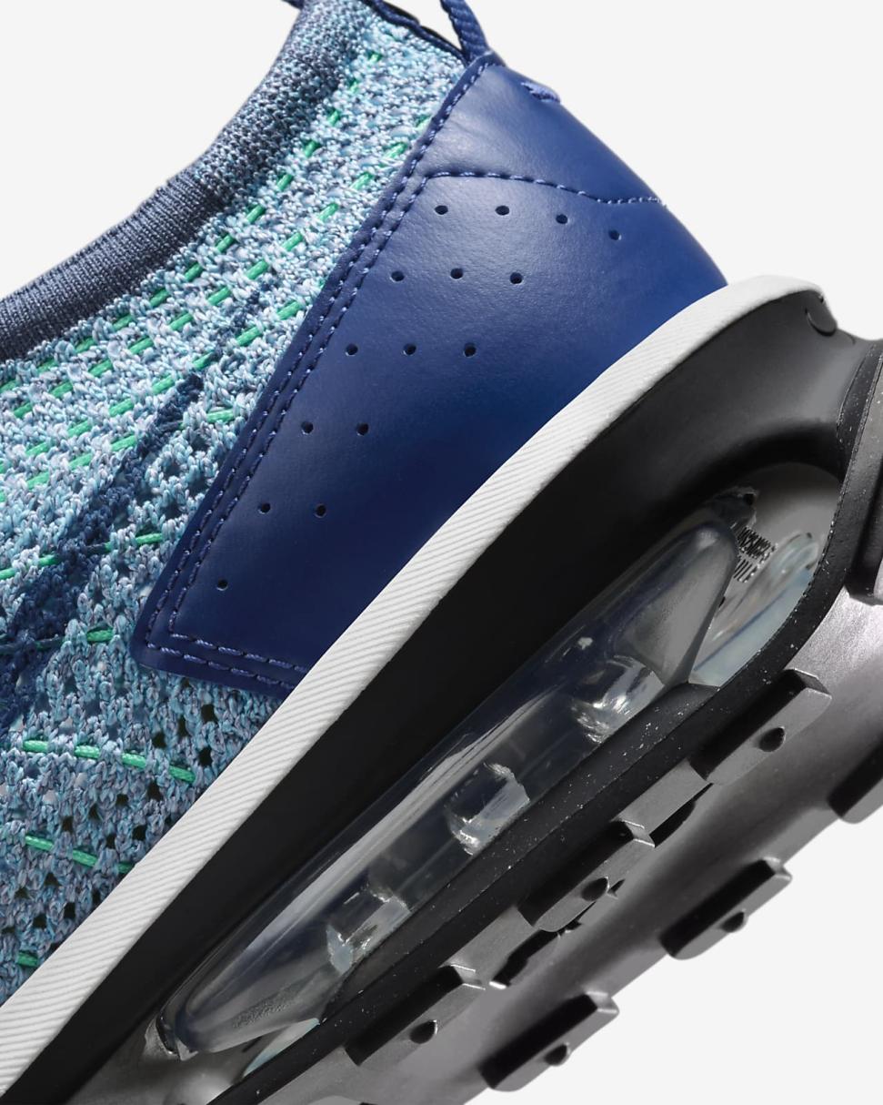 Nike Air Max Flyknit Racer Deep Royal Blue/Diffused Blue/Electric Algae/Deep Royal Blue | Mens Nike Lifestyle