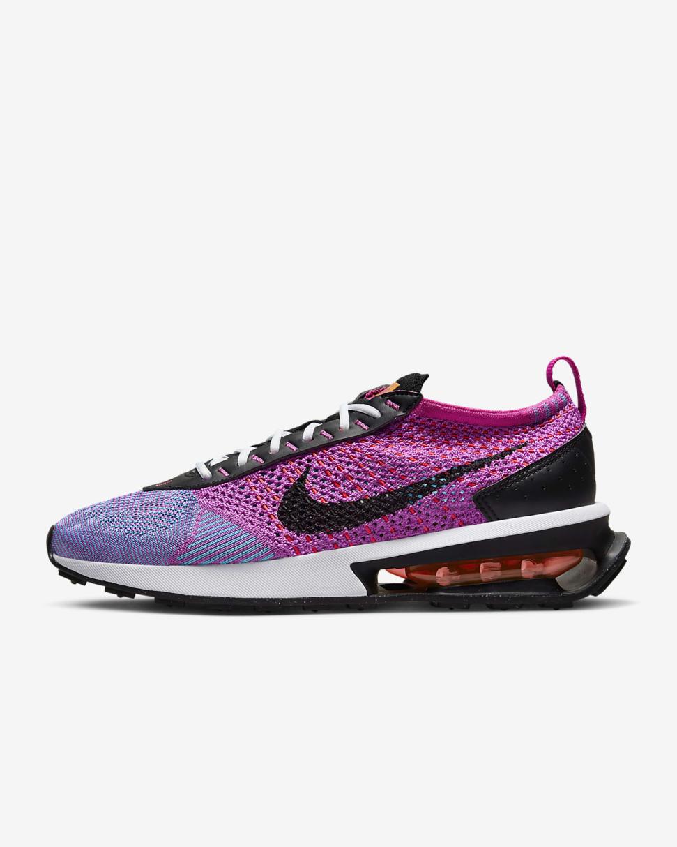 Nike Air Max Flyknit Racer Next Nature Fuchsia Dream/Baltic Blue/Vivid Orange/Black | Womens Nike Lifestyle