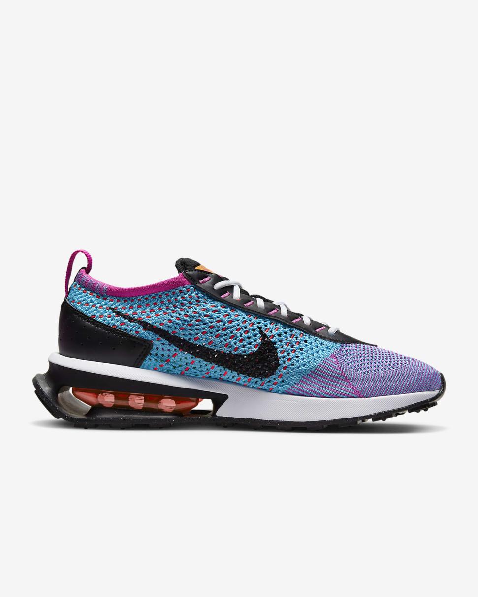 Nike Air Max Flyknit Racer Next Nature Fuchsia Dream/Baltic Blue/Vivid Orange/Black | Womens Nike Lifestyle
