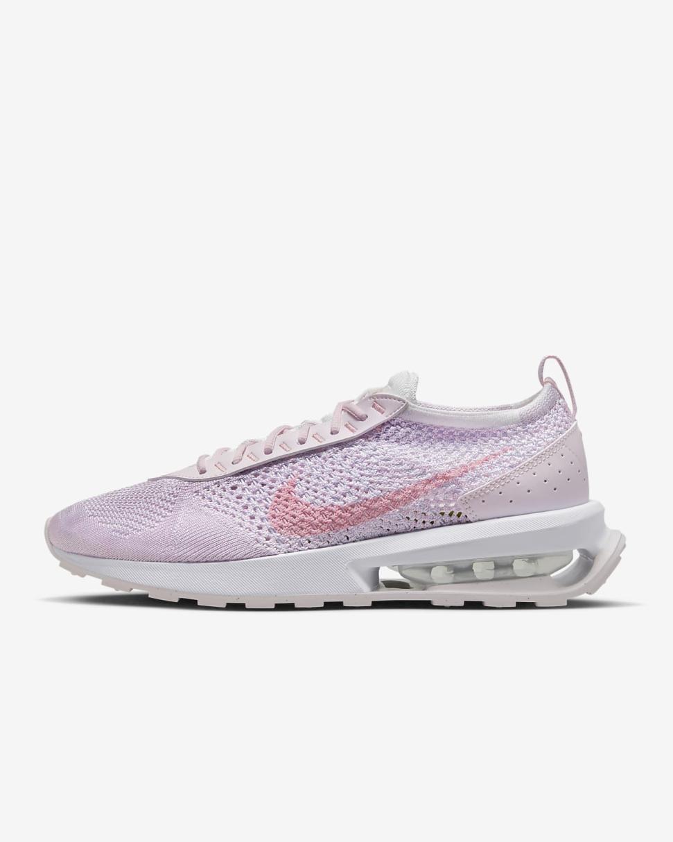 Nike Air Max Flyknit Racer Next Nature White/Pearl Pink/Football Grey/Medium Soft Pink | Womens Nike Lifestyle