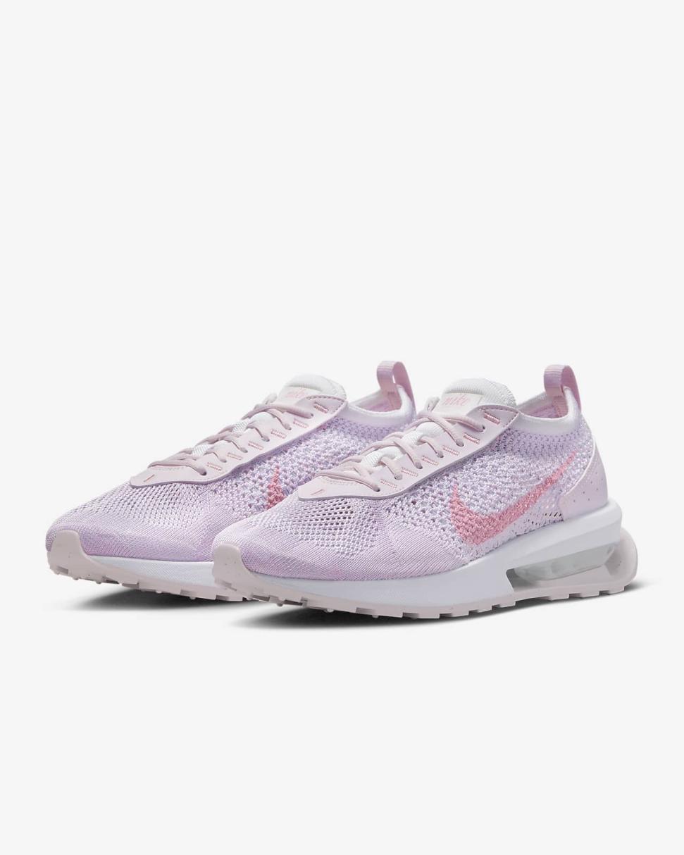 Nike Air Max Flyknit Racer Next Nature White/Pearl Pink/Football Grey/Medium Soft Pink | Womens Nike Lifestyle