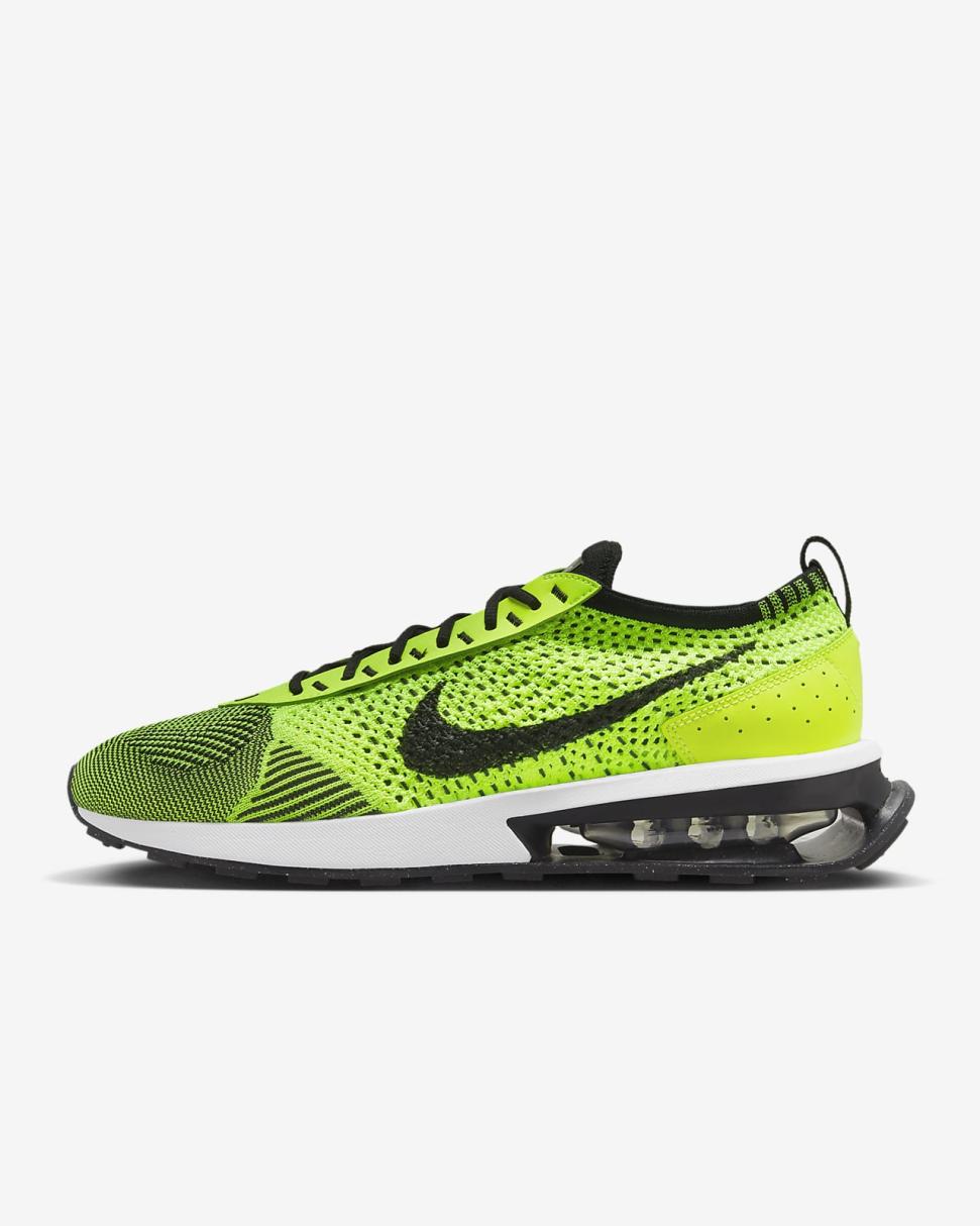 Nike Air Max Flyknit Racer Volt/White/Sequoia/Black | Mens Nike Lifestyle