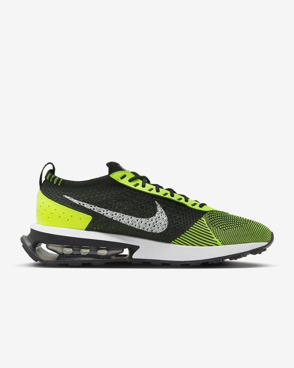 Nike Air Max Flyknit Racer Volt/White/Sequoia/Black | Mens Nike Lifestyle