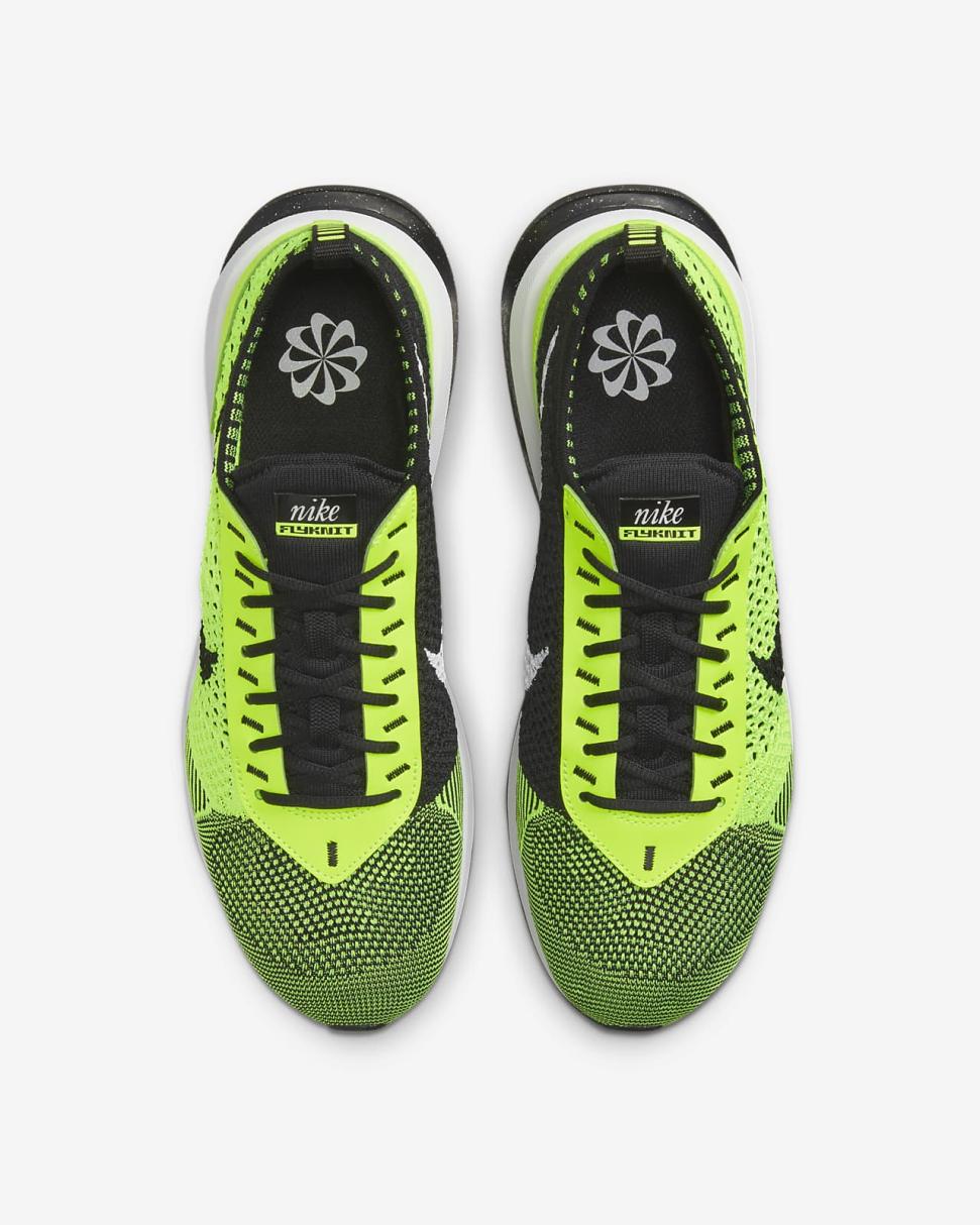 Nike Air Max Flyknit Racer Volt/White/Sequoia/Black | Mens Nike Lifestyle