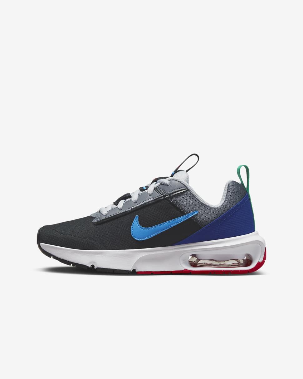 Nike Air Max INTRLK Lite Black/Cool Grey/Deep Royal Blue/Photo Blue | Kids Nike First Day Kicks