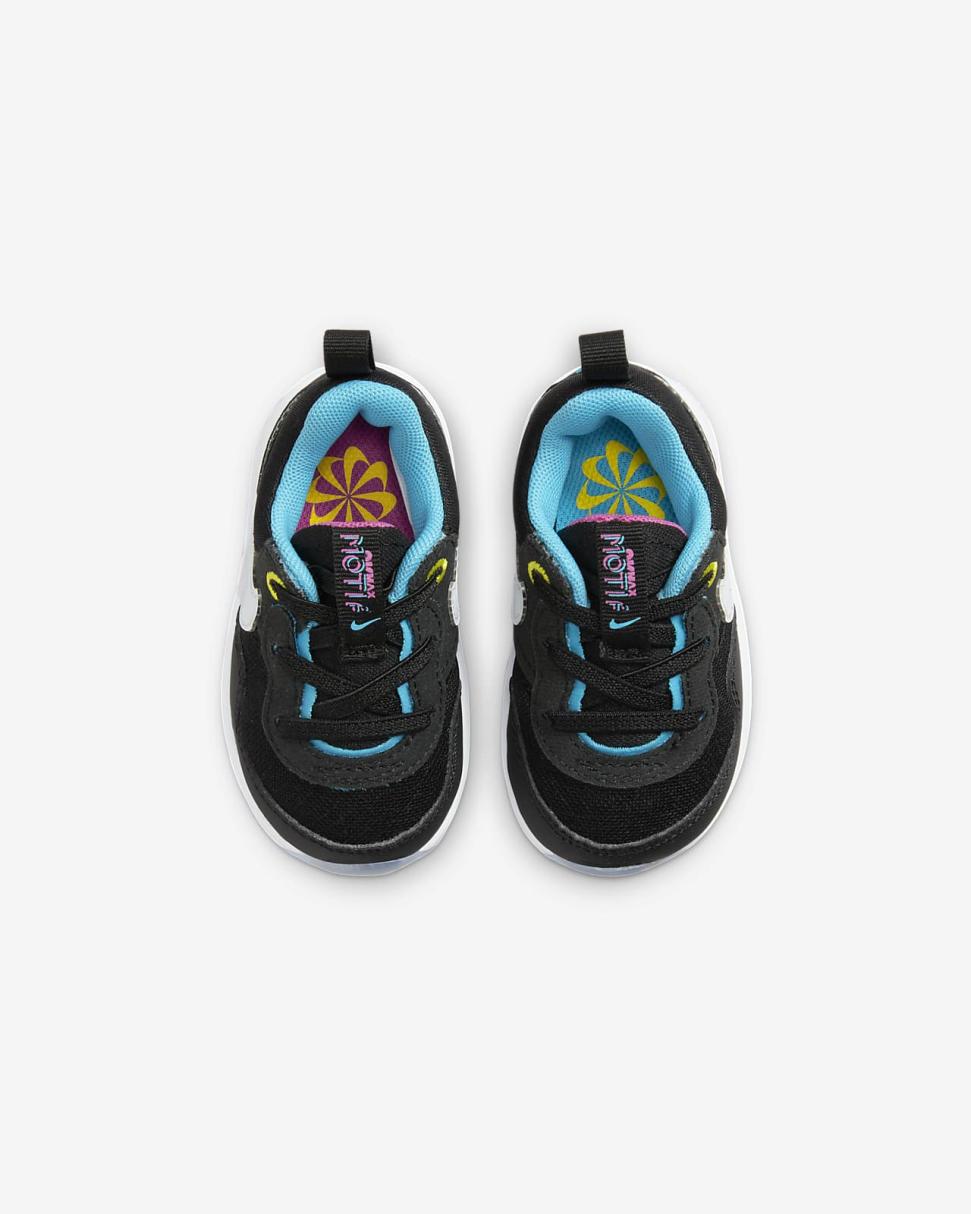 Nike Air Max Motif Black/Blue Lightning/Game Royal/White | Kids Nike Air Max