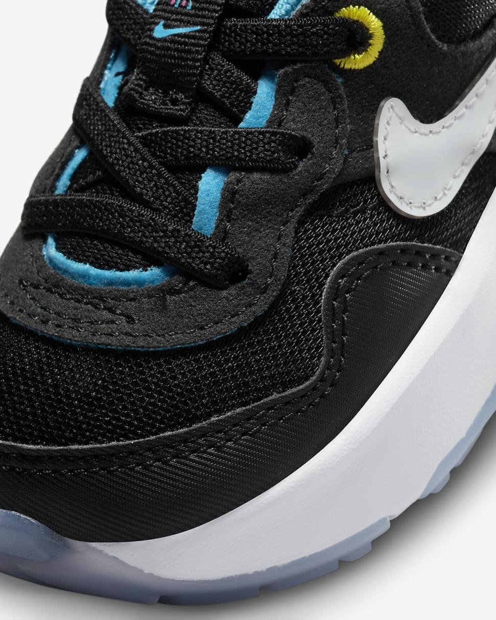 Nike Air Max Motif Black/Blue Lightning/Game Royal/White | Kids Nike Air Max