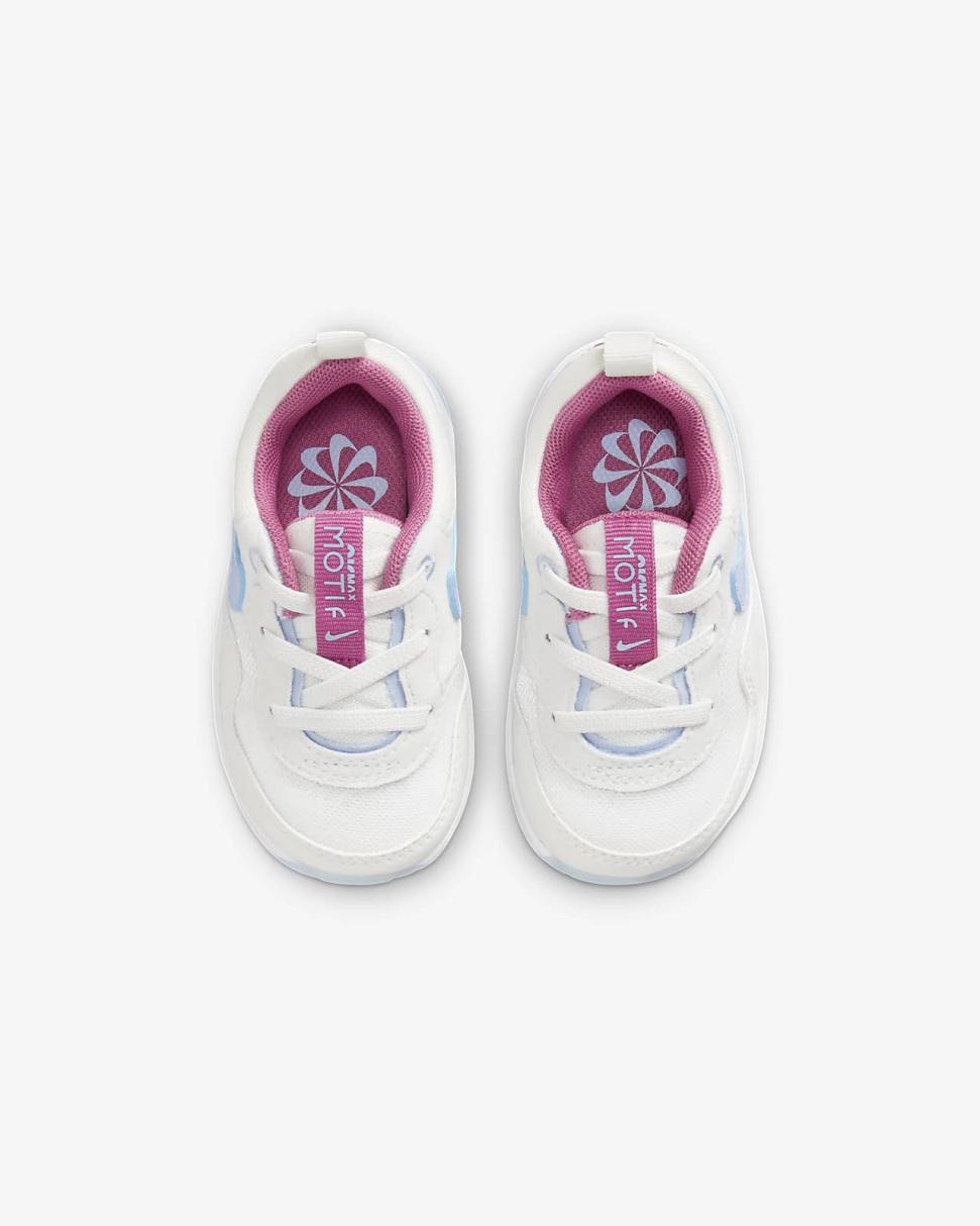 Nike Air Max Motif Summit White/Cosmic Fuchsia/White/Cobalt Bliss | Kids Nike Air Max