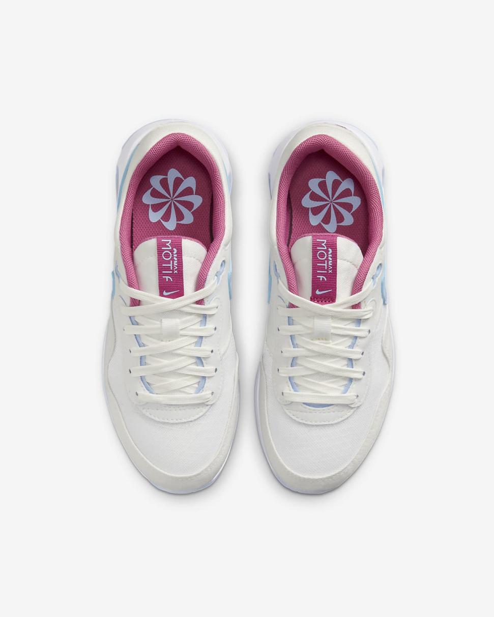 Nike Air Max Motif Summit White/Cosmic Fuchsia/White/Cobalt Bliss | Kids Nike First Day Kicks
