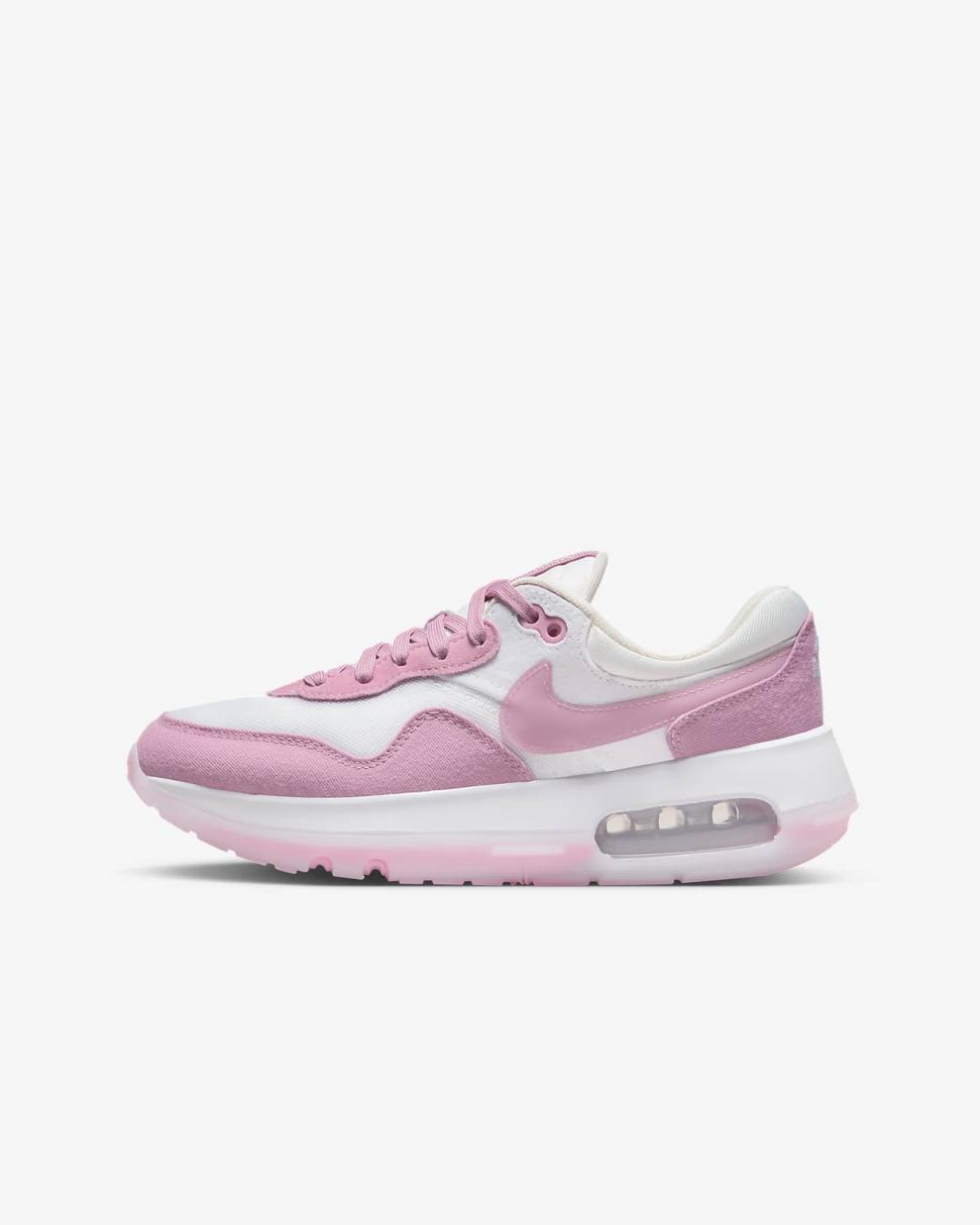 Nike Air Max Motif Summit White/White/Pink Foam/Elemental Pink | Kids Nike First Day Kicks