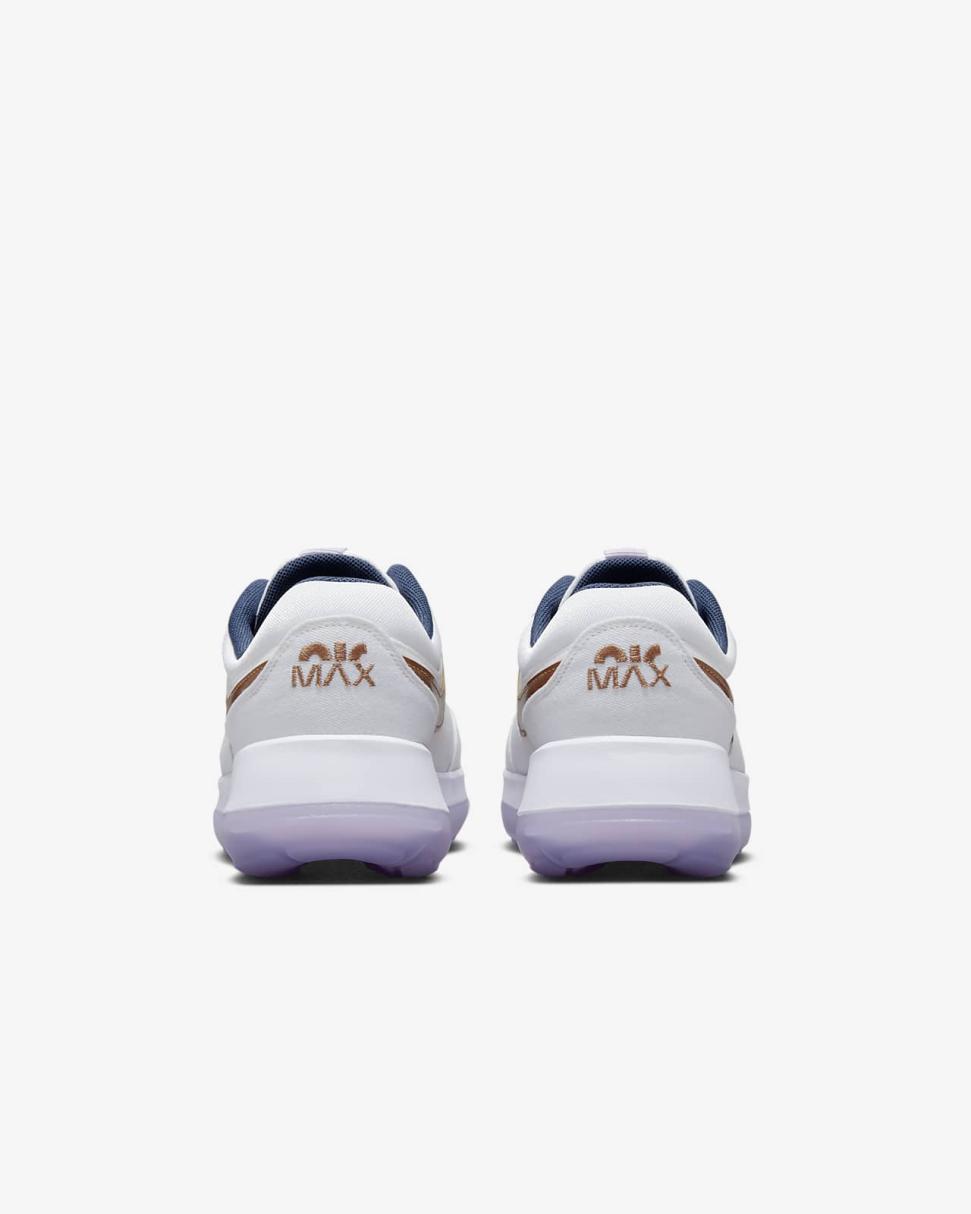 Nike Air Max Motif White/Midnight Navy/Violet Frost/Metallic Copper | Kids Nike First Day Kicks