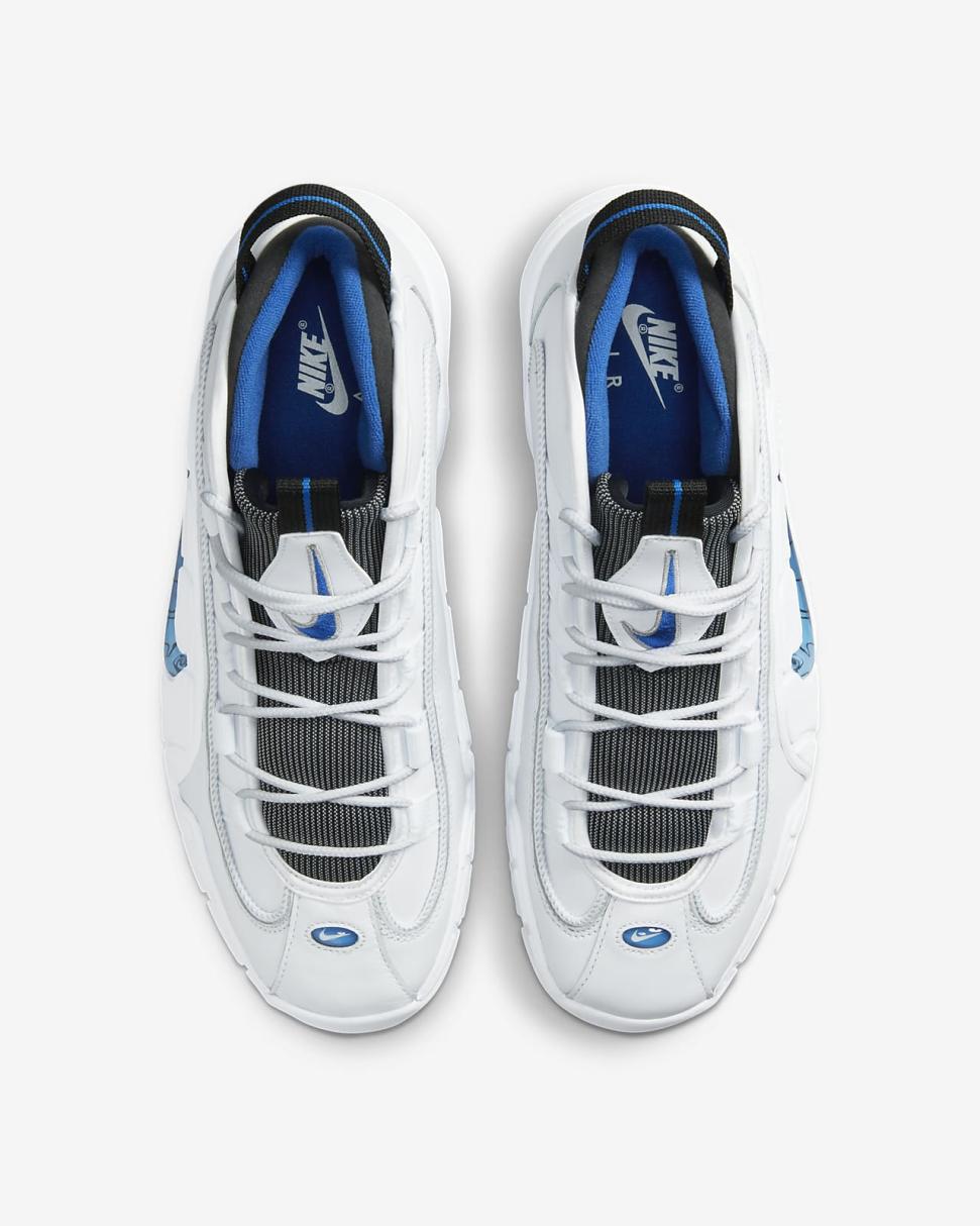 Nike Air Max Penny White/Black/Metallic Silver/Varsity Royal | Mens Nike Lifestyle