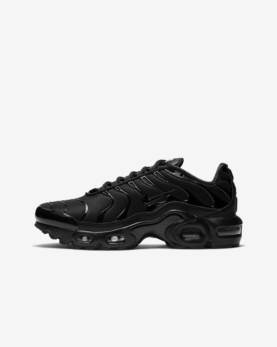 Nike Air Max Plus Black/Black/Black | Kids Nike First Day Kicks