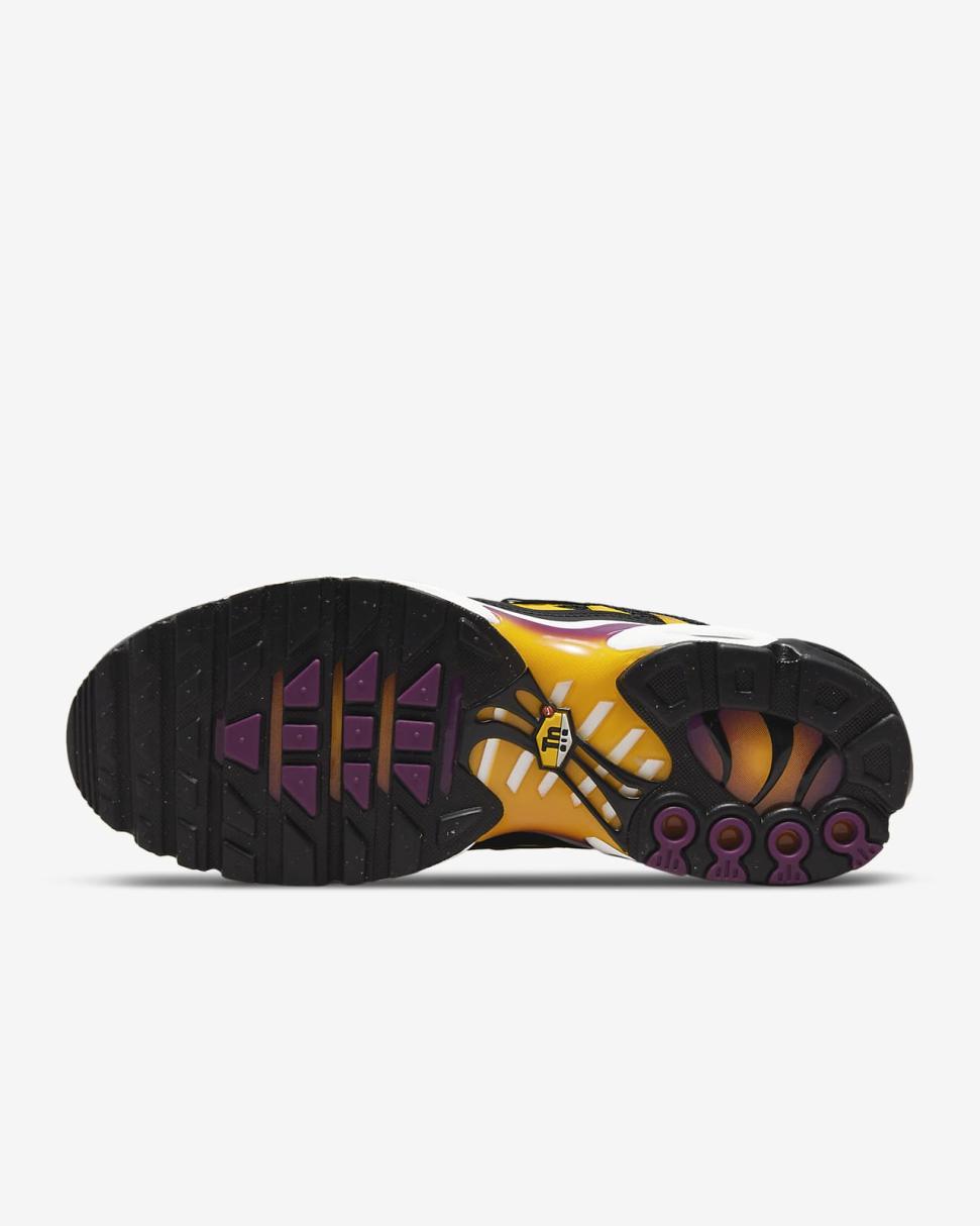 Nike Air Max Plus Black/University Gold/Viotech/Black | Mens Nike Lifestyle