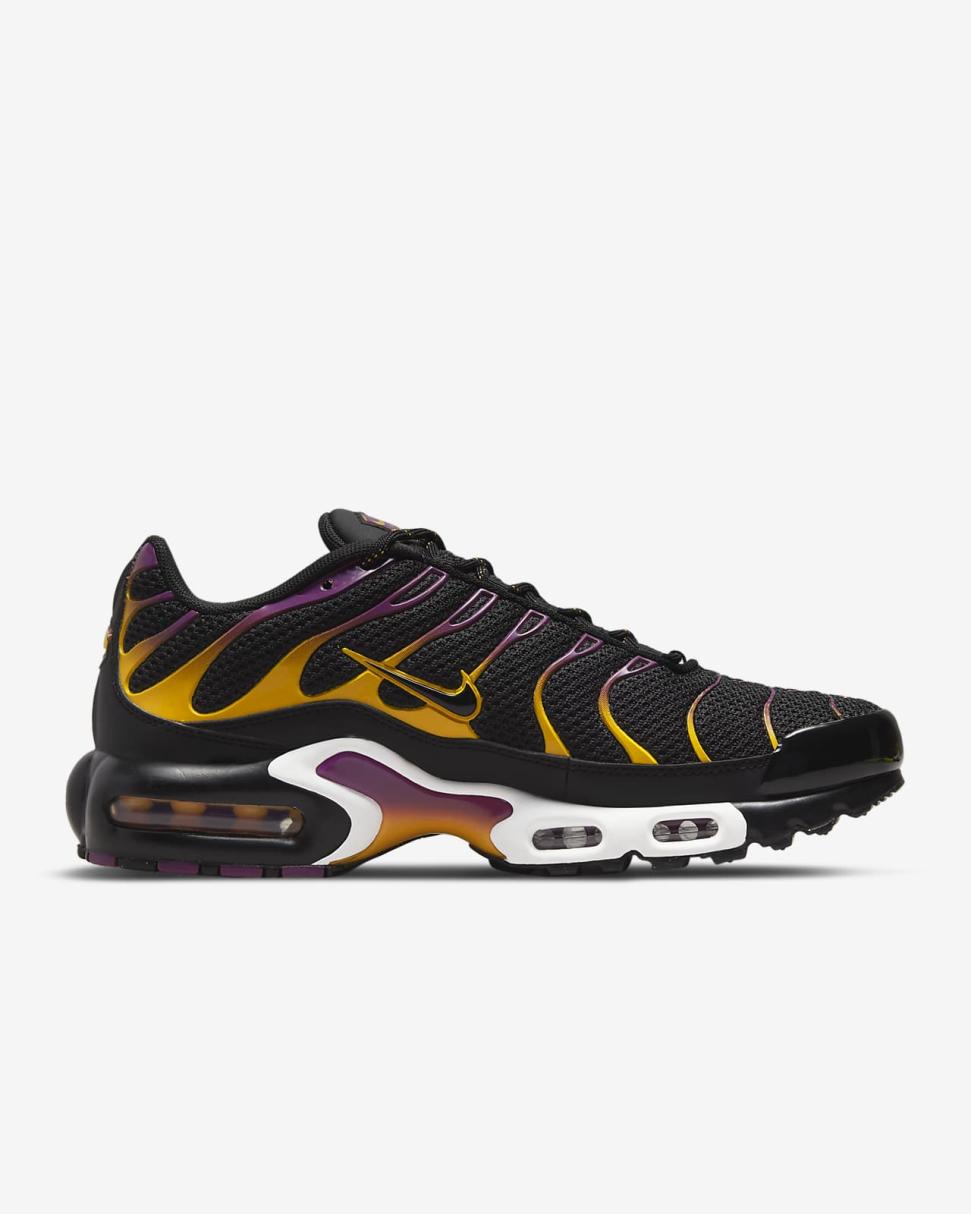 Nike Air Max Plus Black/University Gold/Viotech/Black | Mens Nike Lifestyle