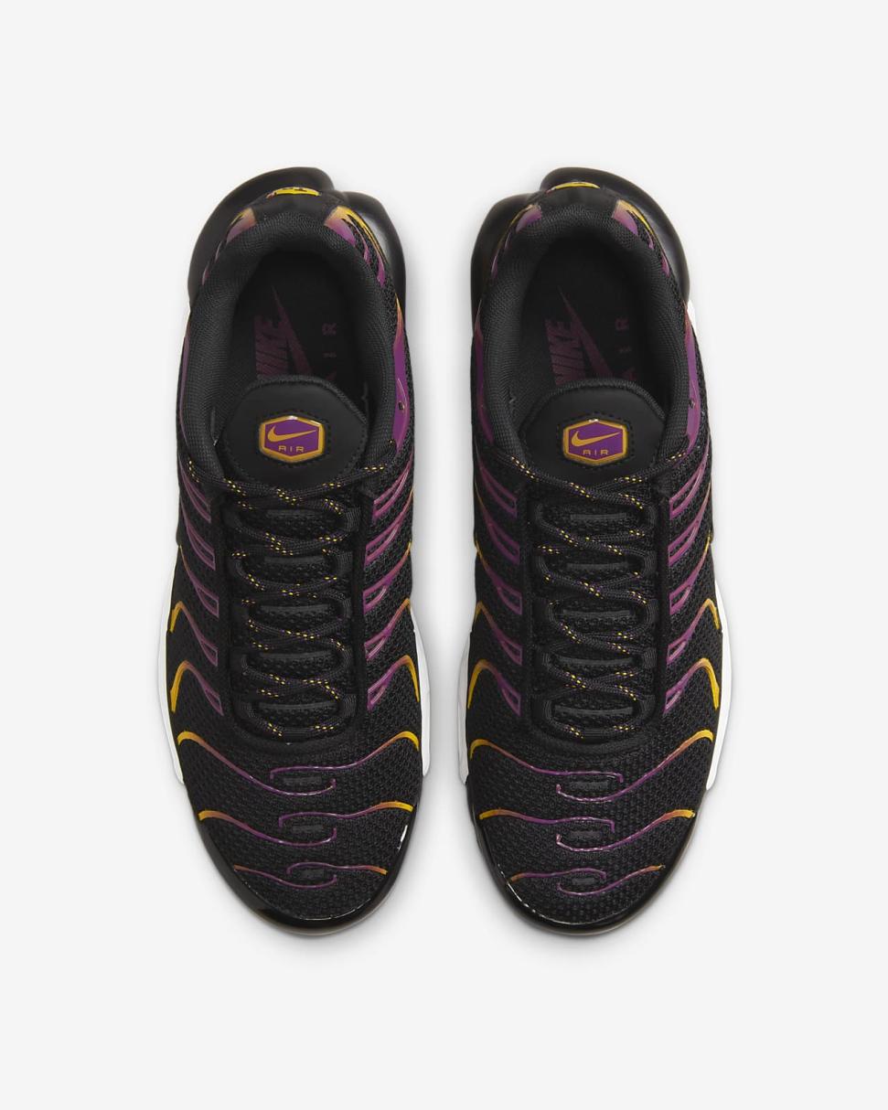Nike Air Max Plus Black/University Gold/Viotech/Black | Mens Nike Lifestyle