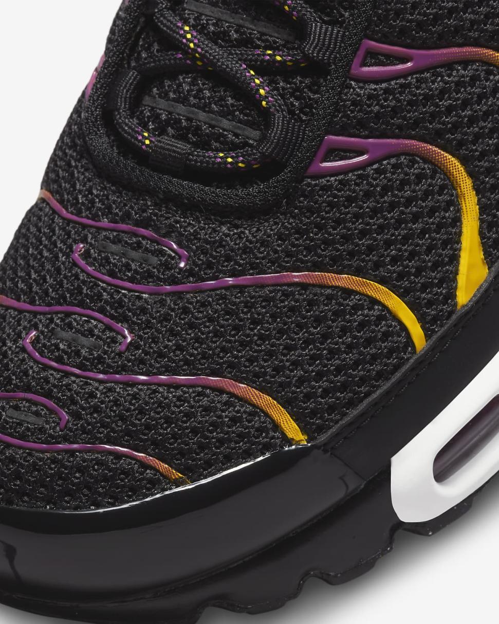 Nike Air Max Plus Black/University Gold/Viotech/Black | Mens Nike Lifestyle