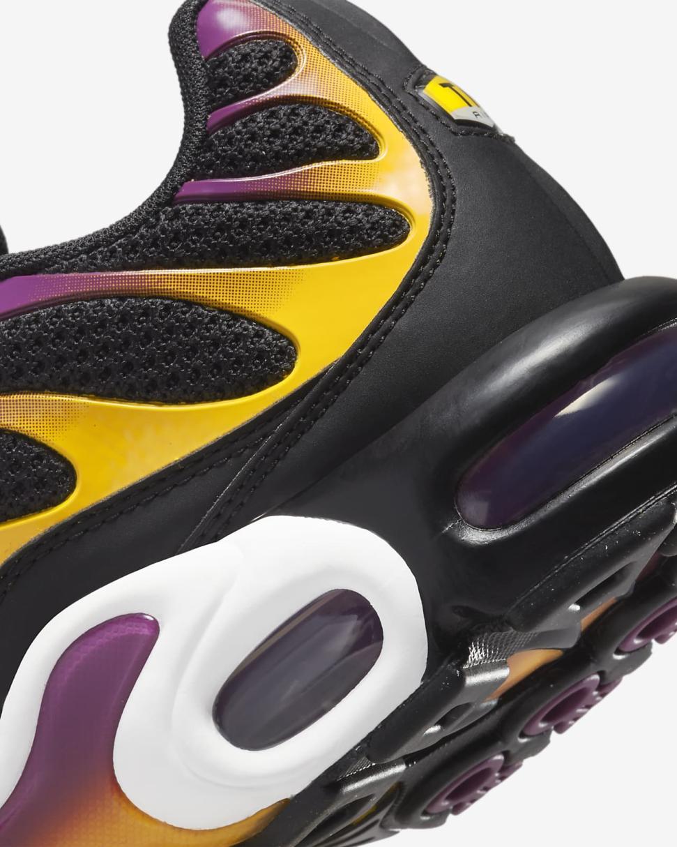 Nike Air Max Plus Black/University Gold/Viotech/Black | Mens Nike Lifestyle