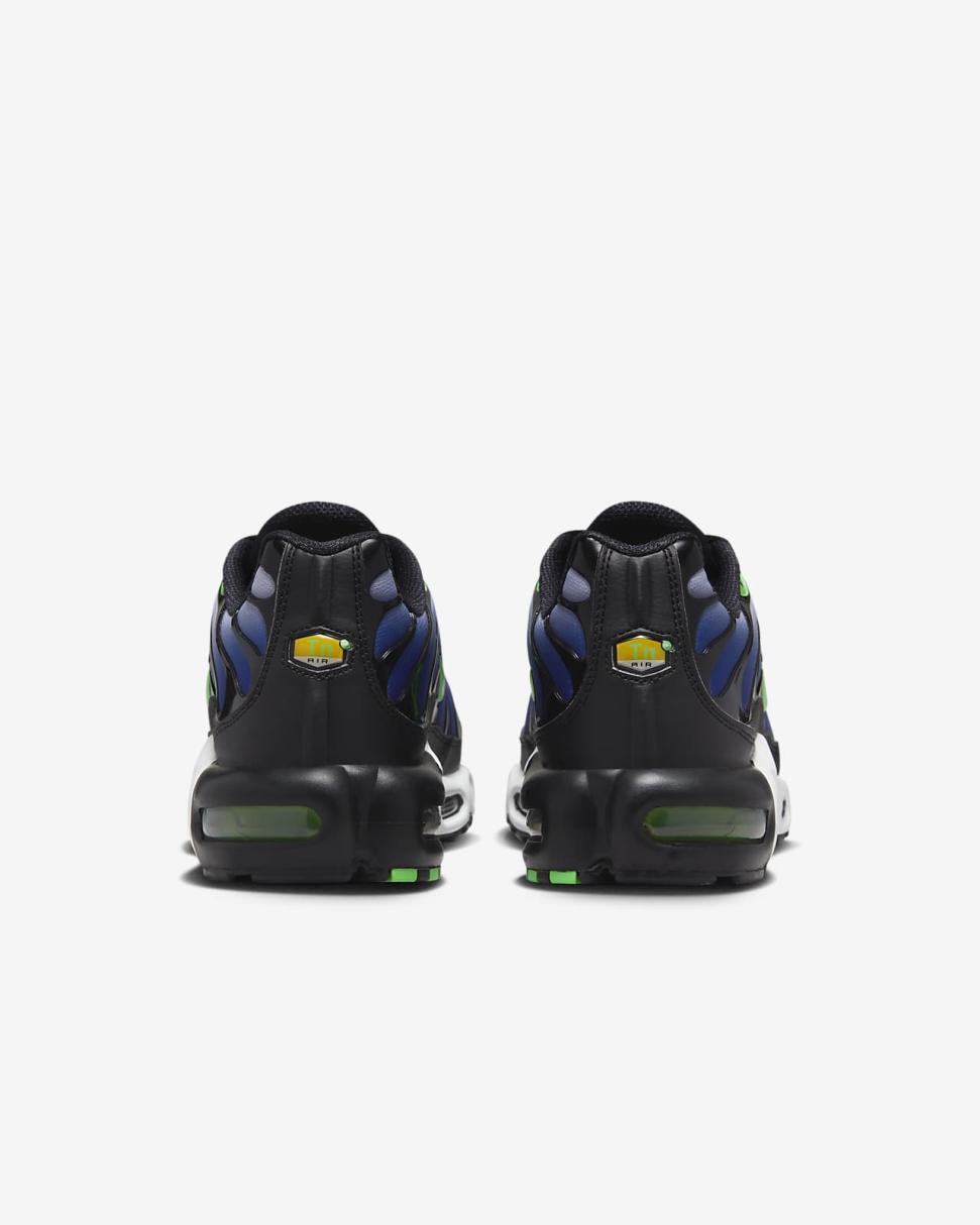 Nike Air Max Plus Black/White/Deep Royal/Scream Green | Mens Nike Lifestyle