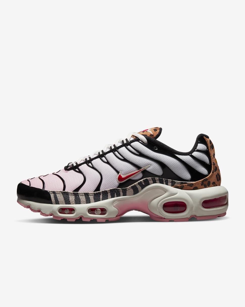 Nike Air Max Plus Medium Soft Pink/Black/Summit White/University Red | Womens Nike Lifestyle