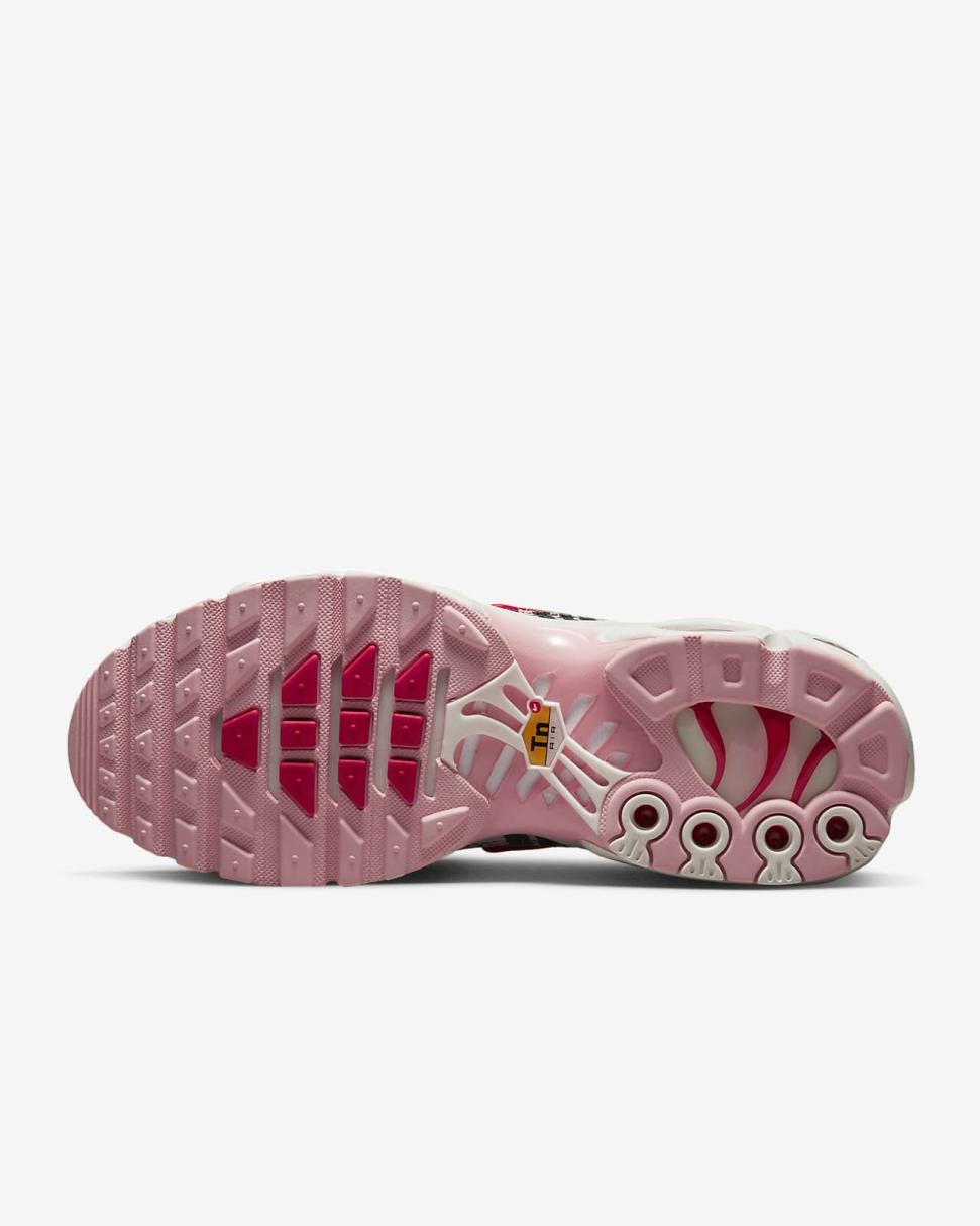 Nike Air Max Plus Medium Soft Pink/Black/Summit White/University Red | Womens Nike Lifestyle