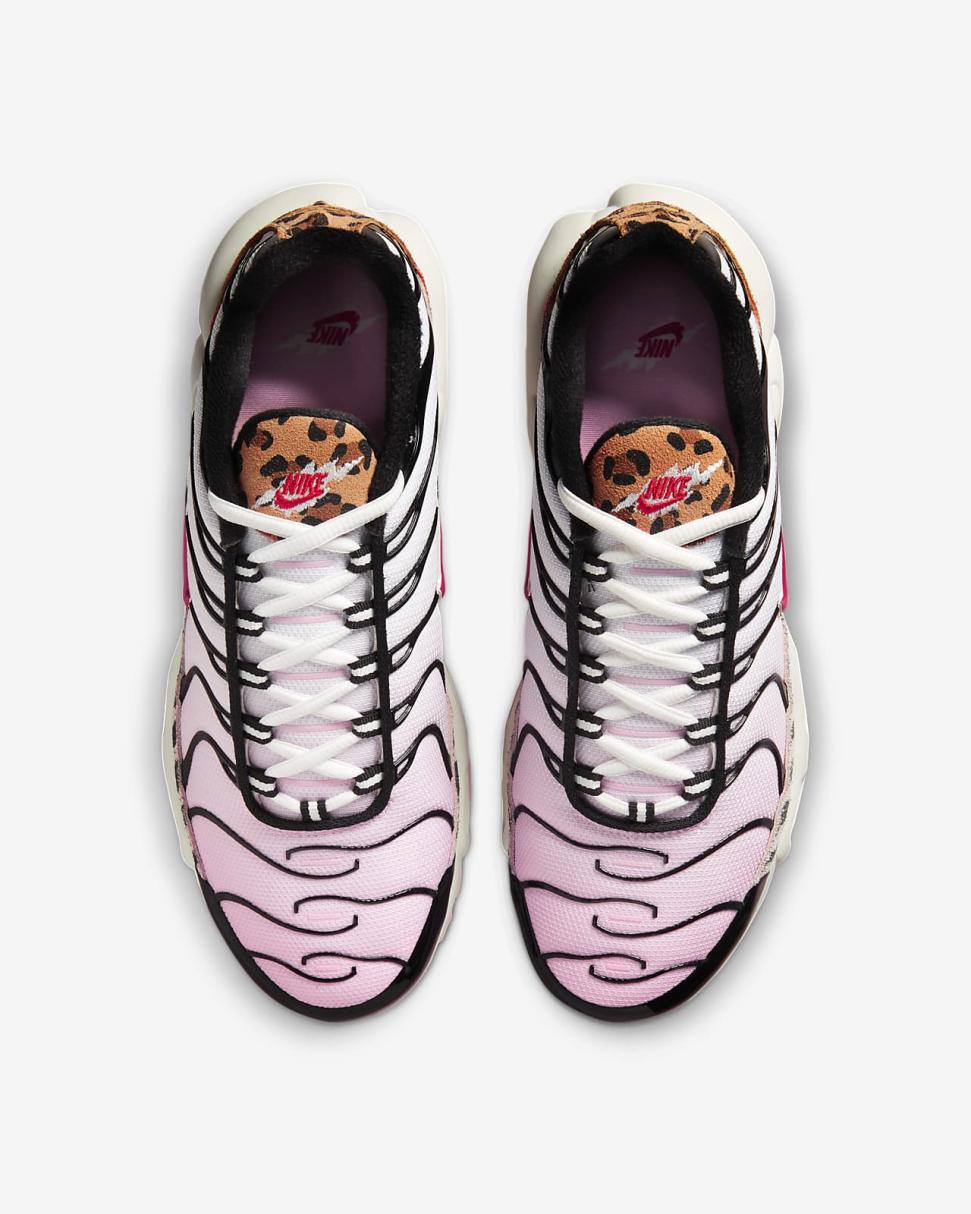 Nike Air Max Plus Medium Soft Pink/Black/Summit White/University Red | Womens Nike Lifestyle