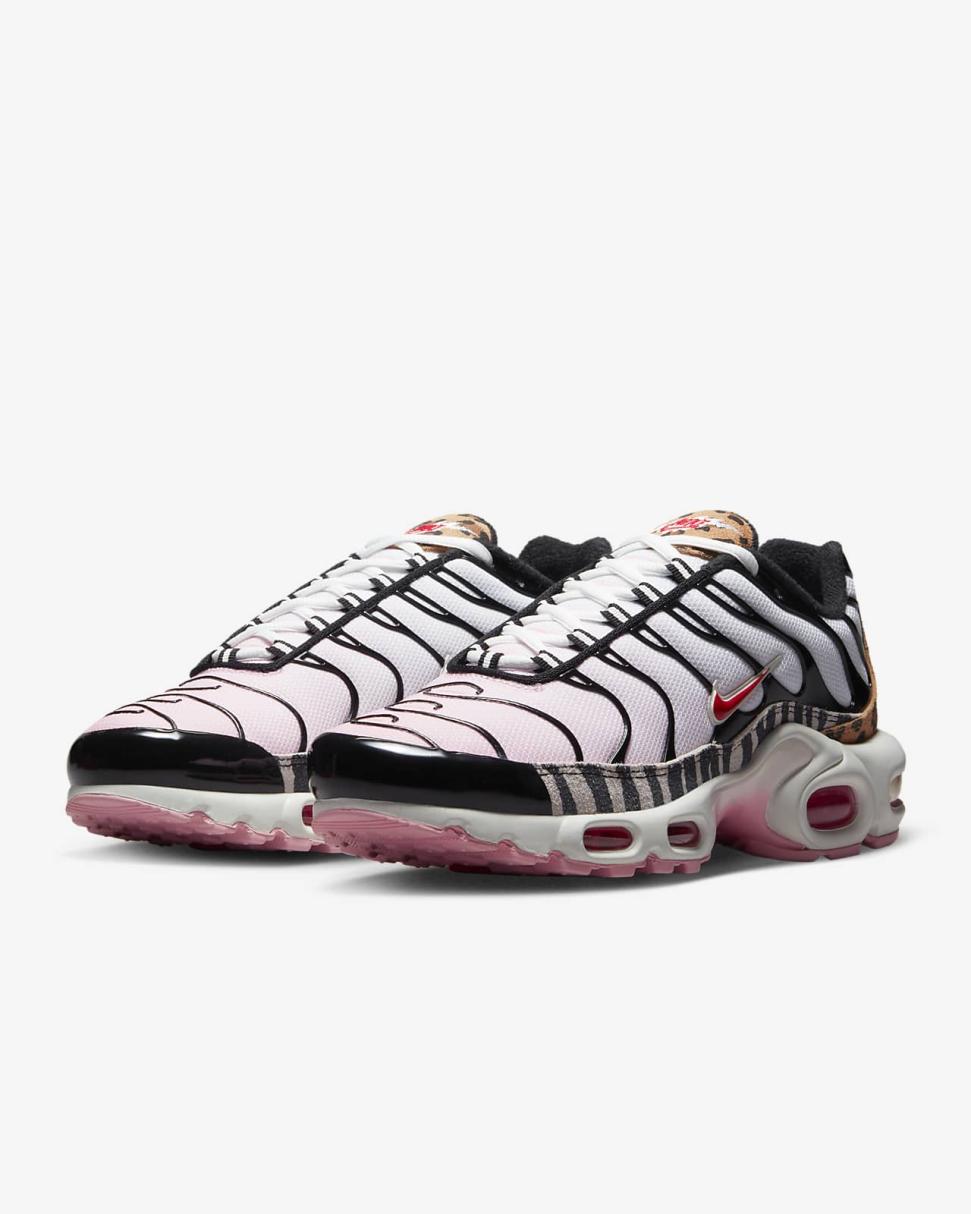 Nike Air Max Plus Medium Soft Pink/Black/Summit White/University Red | Womens Nike Lifestyle