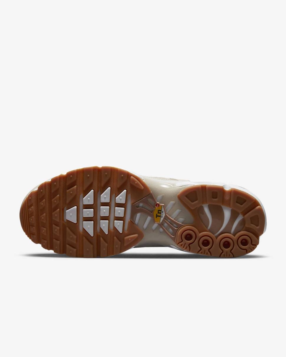 Nike Air Max Plus PRM Vachetta Tan/Sanddrift/Gum Medium Brown/White | Womens Nike Lifestyle