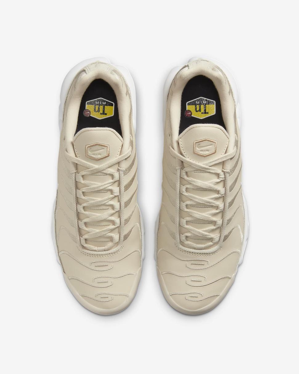 Nike Air Max Plus PRM Vachetta Tan/Sanddrift/Gum Medium Brown/White | Womens Nike Lifestyle