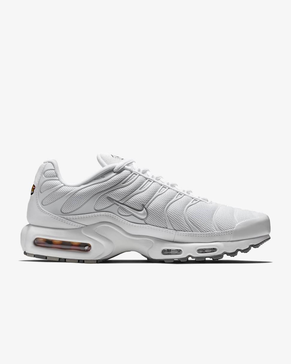 Nike Air Max Plus White/Black/Cool Grey/White | Mens Nike First Day Kicks