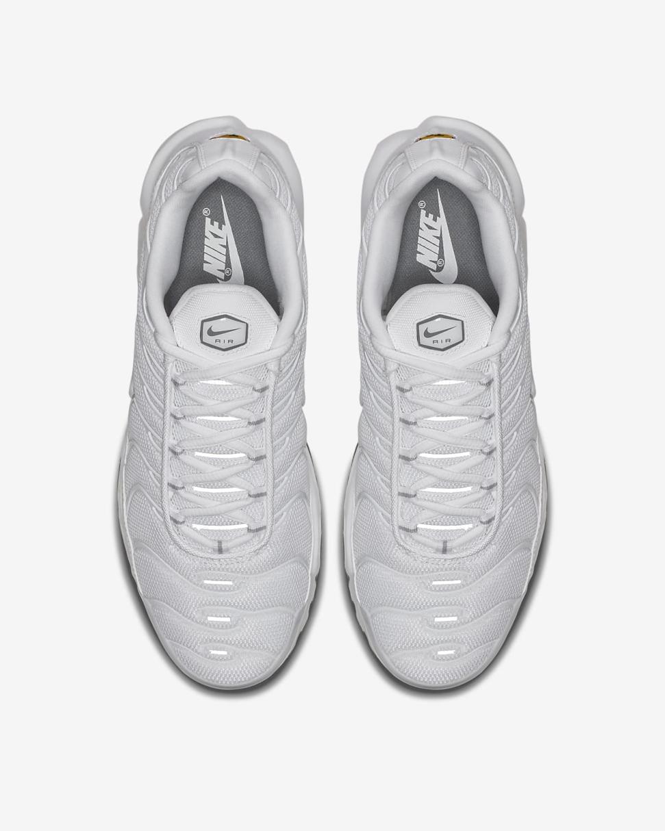 Nike Air Max Plus White/Black/Cool Grey/White | Mens Nike First Day Kicks