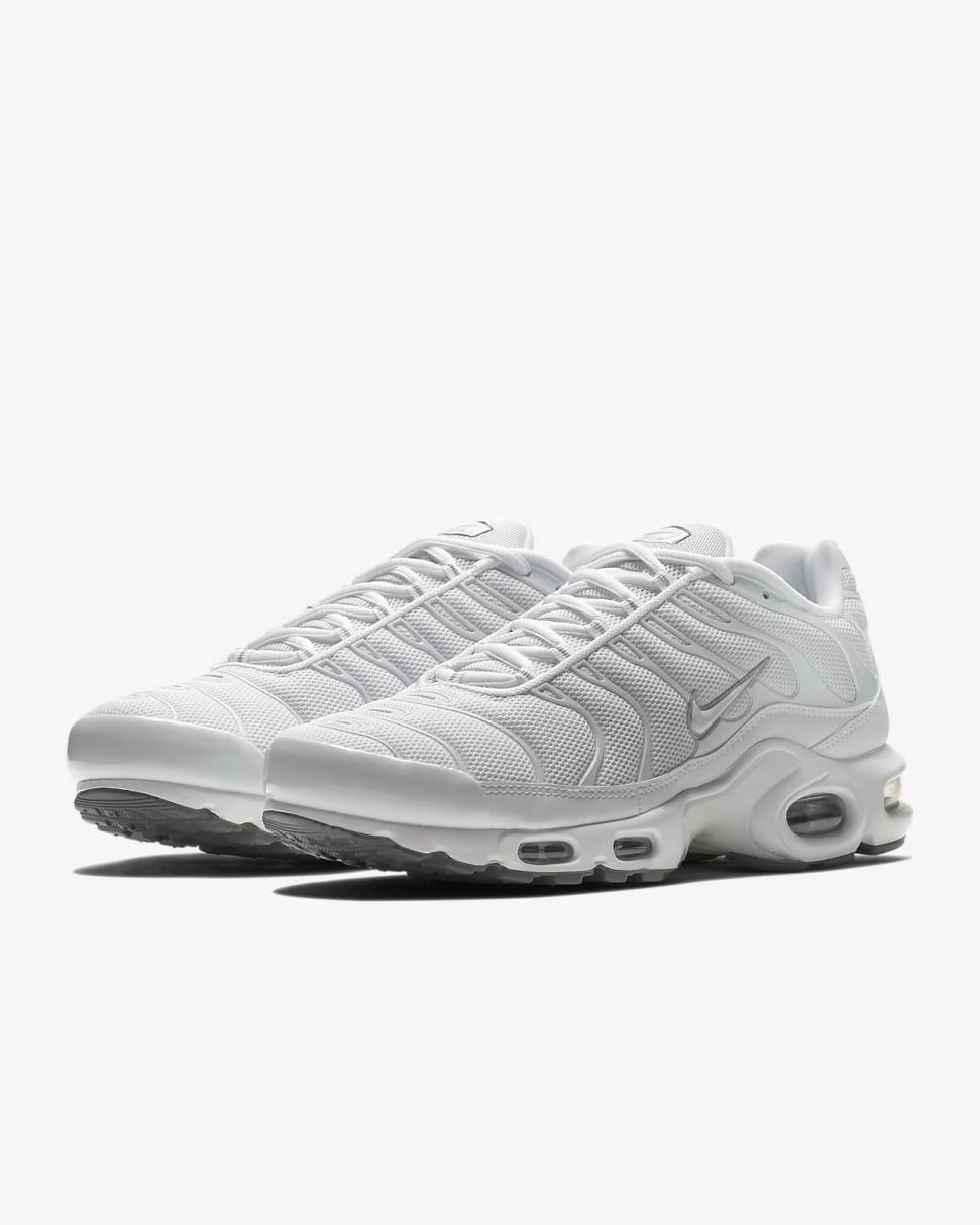 Nike Air Max Plus White/Black/Cool Grey/White | Mens Nike First Day Kicks
