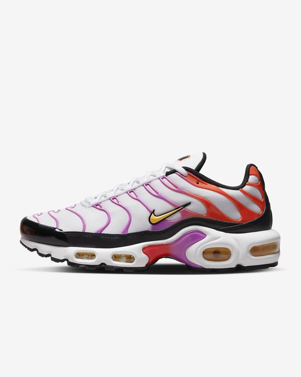 Nike Air Max Plus White/Black/Picante Red/Citron Pulse | Womens Nike Lifestyle