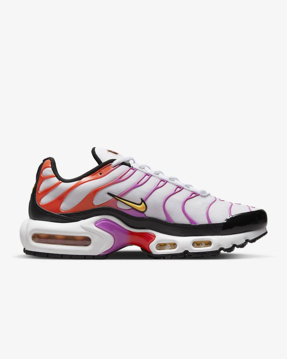 Nike Air Max Plus White/Black/Picante Red/Citron Pulse | Womens Nike Lifestyle