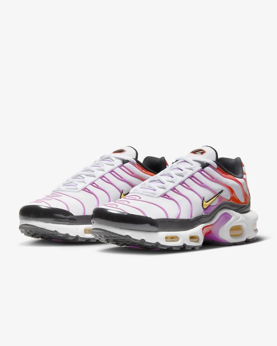 Nike Air Max Plus White/Black/Picante Red/Citron Pulse | Womens Nike Lifestyle