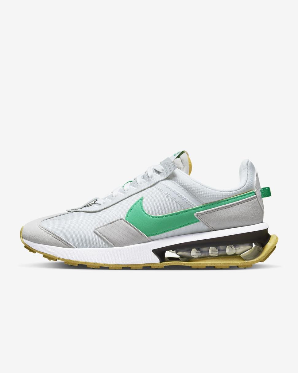 Nike Air Max Pre-Day Pure Platinum/Wolf Grey/White/Stadium Green | Mens Nike Air Max