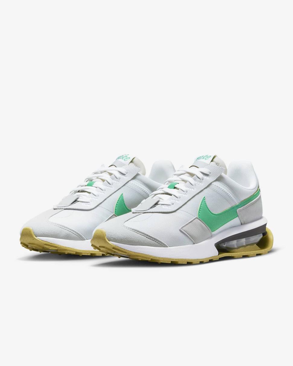 Nike Air Max Pre-Day Pure Platinum/Wolf Grey/White/Stadium Green | Mens Nike Air Max