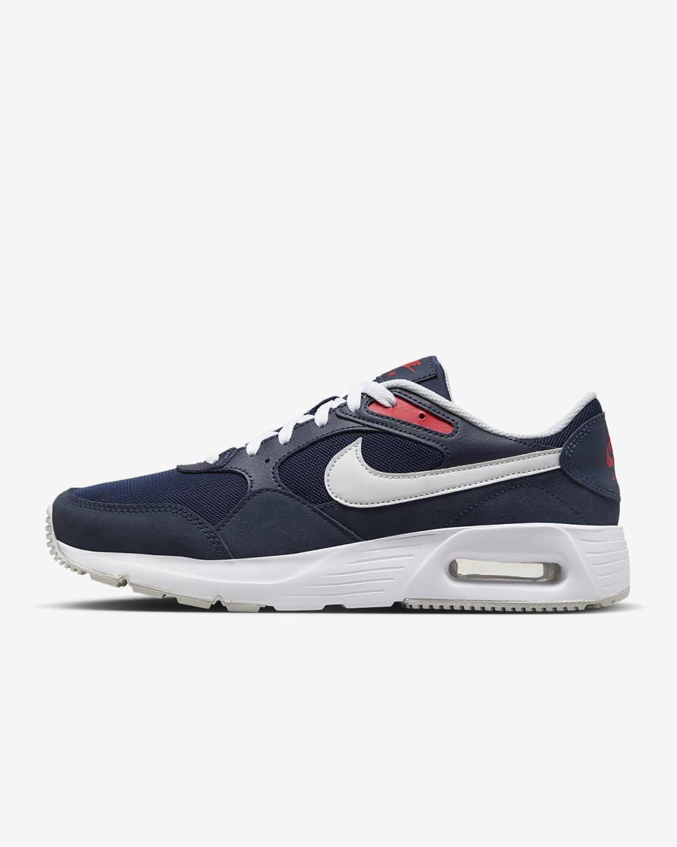 Nike Air Max SC Obsidian/Midnight Navy/Track Red/Photon Dust | Mens Nike First Day Kicks
