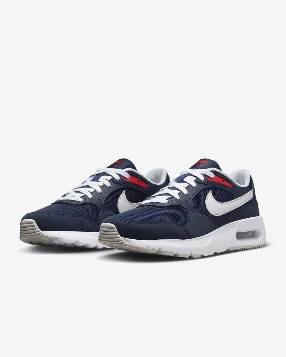 Nike Air Max SC Obsidian/Midnight Navy/Track Red/Photon Dust | Mens Nike First Day Kicks