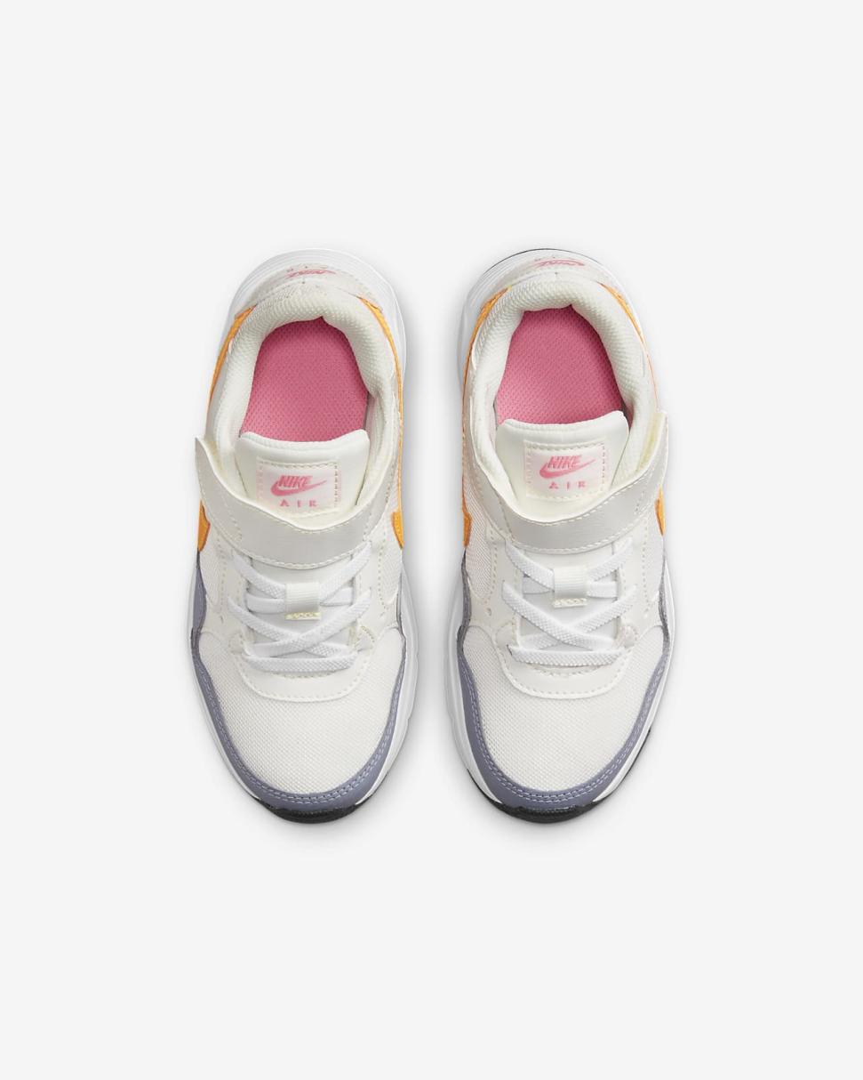 Nike Air Max SC Sail/Indigo Haze/White/Laser Orange | Kids Nike First Day Kicks