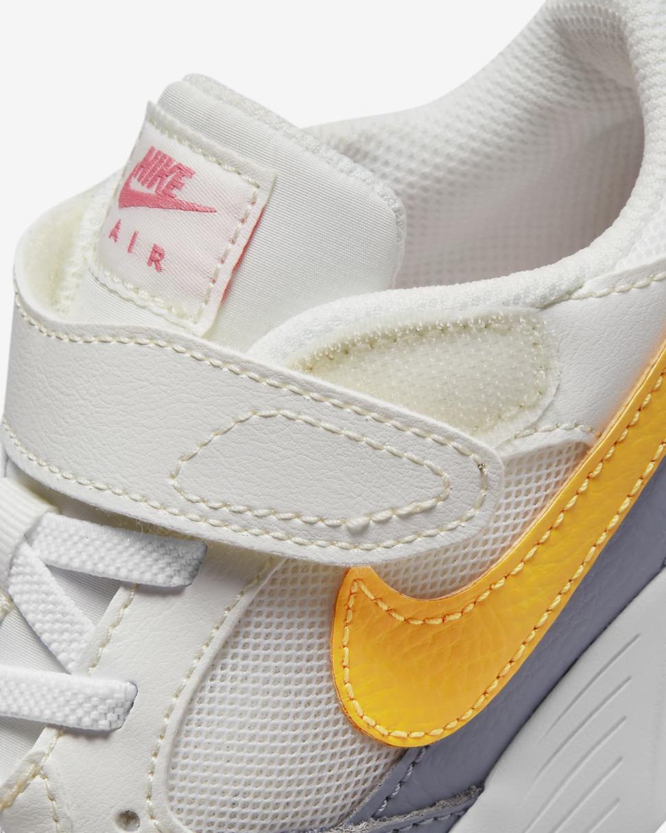 Nike Air Max SC Sail/Indigo Haze/White/Laser Orange | Kids Nike First Day Kicks