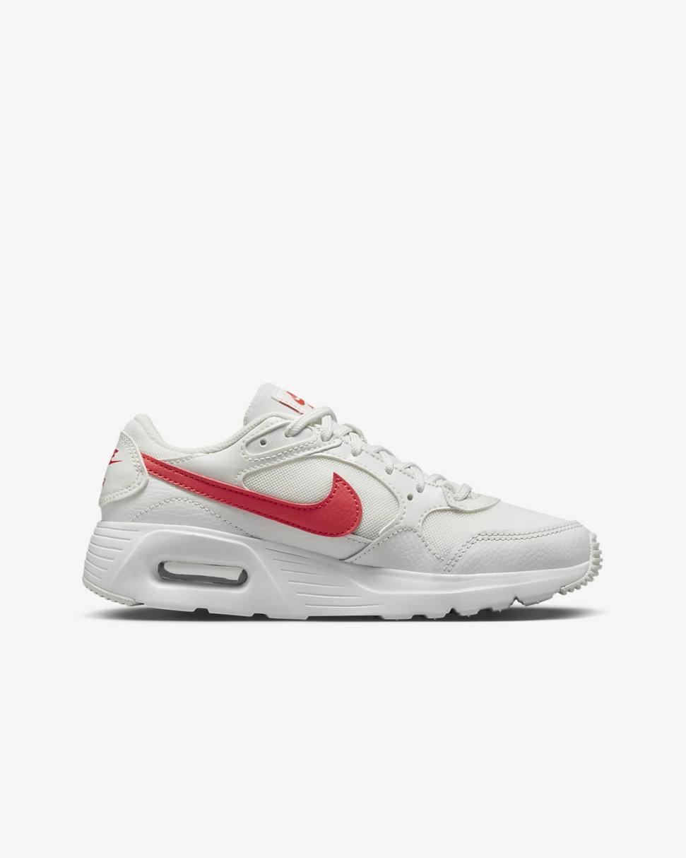 Nike Air Max SC Summit White/White/Track Red | Kids Nike First Day Kicks