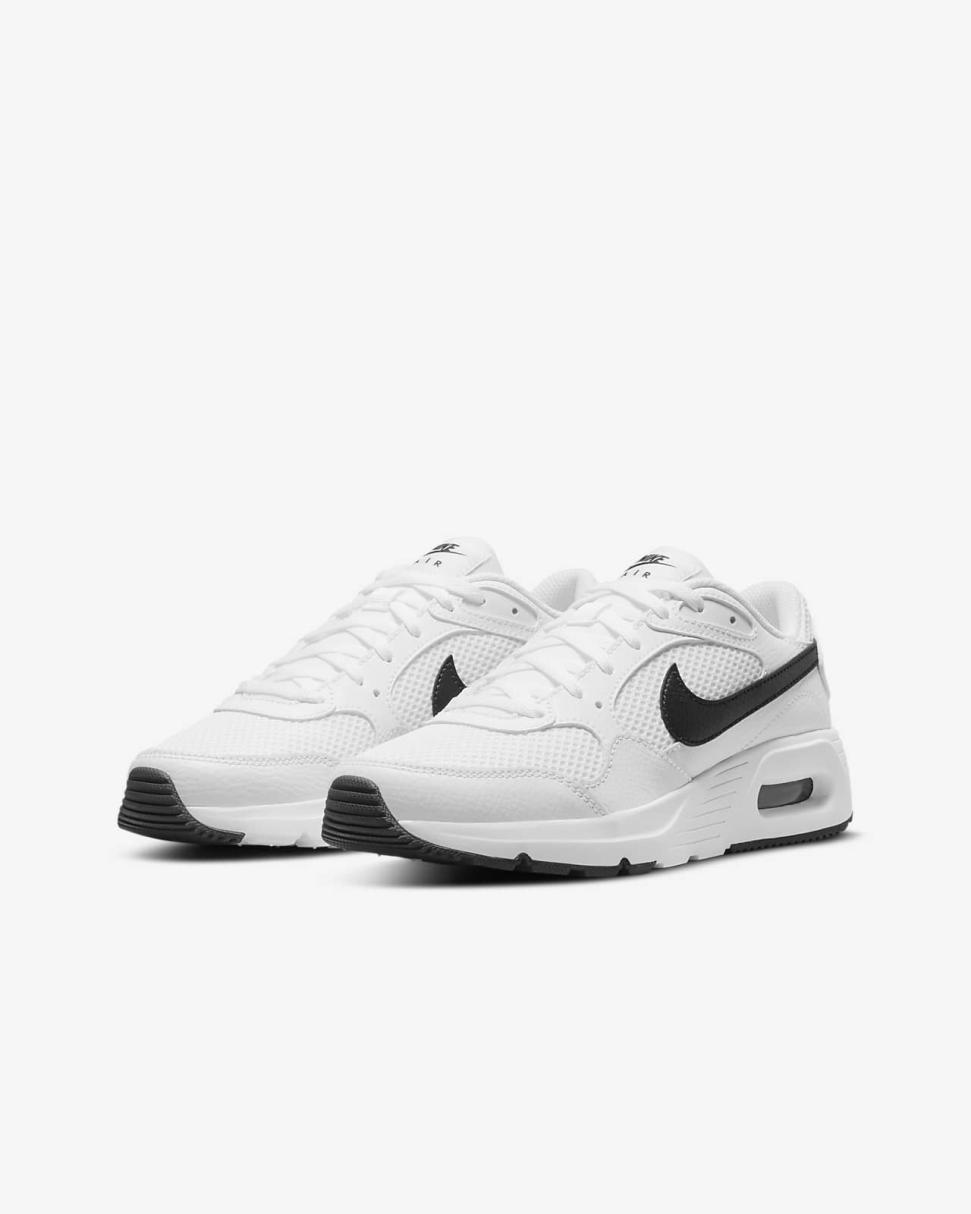 Nike Air Max SC White/White/Black | Kids Nike First Day Kicks