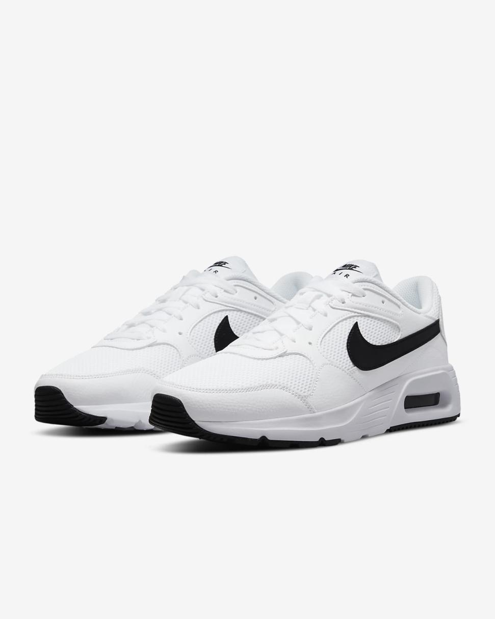 Nike Air Max SC White/White/Black | Mens Nike First Day Kicks