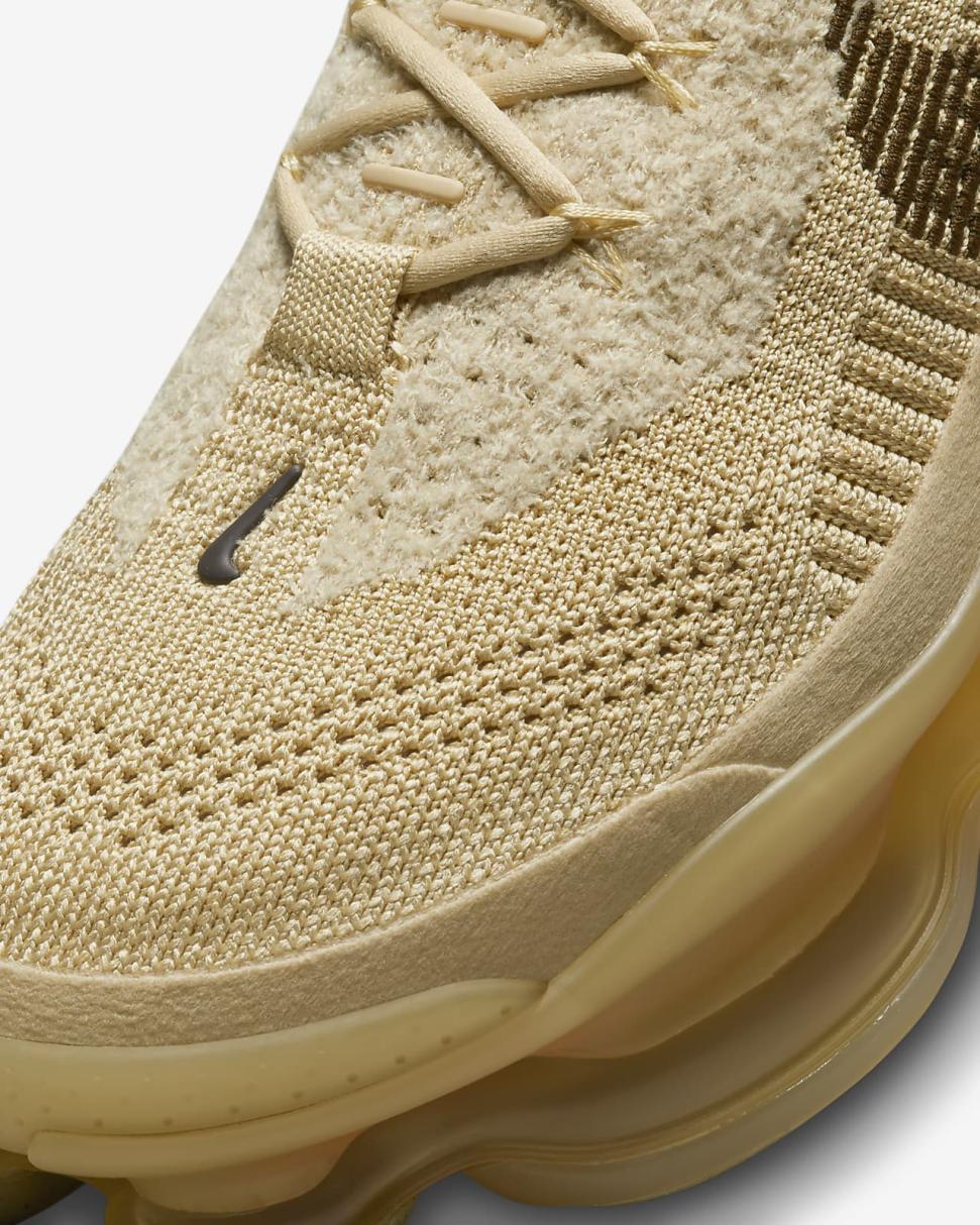 Nike Air Max Scorpion Flyknit Sesame/Wheat Gold/Lemon Wash/Coconut Milk | Womens Nike Lifestyle